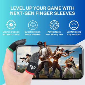 Estas Fundas para Dedos de Fibra Plateada de Grado Esports con Alto Contenido de Plata son Adecuadas para Juegos como PUBG y AOV. - Product Image 4