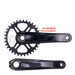 Juego de <span class=keywords><strong>Bielas</strong></span> <span class=keywords><strong>SHIMANO</strong></span> DEORE <span class=keywords><strong>XT</strong></span> M8100 de 12 Velocidades FC-M8100-1 Brazo Original y Plato DELIC 32T 34T 36T - Product Image 1