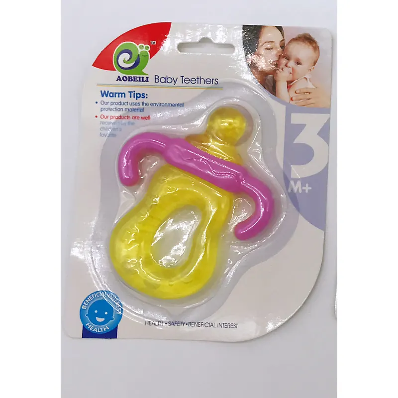 Kinder Silikon Spielzeug Mundpflege Training Zähne Biss Reinigung Zunge Beschichtung Flaschenform Baby Wasser injektion Beißring Schleifen