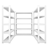 Étagères de rangement en acier à 5 niveaux, légères, réglables, revêtement en poudre époxy noire, pour entrepôt, cuisine, balcon, supermarché