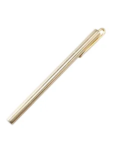 Maxery Simple Retro Brass Pen Nordic Style Metal Business Office Gold Signature Pen 0.5mm Black Ballpoint Pens