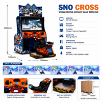 Simulateur de course de moto Lechuang, machine de jeu d'arcade, construction en métal et plastique, interface anglaise, garantie 1 an pour les plus de 6 ans
