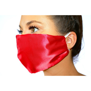 Maschera rossa satinata - Product Image 1