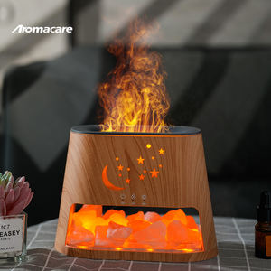 <span class=keywords><strong>Diffuseur</strong></span> d'huiles essentielles Aromacare avec logo personnalisé, <span class=keywords><strong>pierre</strong></span> <span class=keywords><strong>de</strong></span> <span class=keywords><strong>sel</strong></span> <span class=keywords><strong>de</strong></span> cristal ultrasonique, simulation <span class=keywords><strong>de</strong></span> flamme 3D - Product Image 1