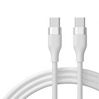 Câble USB C vers Type C PD 100W avec puce E-Marker intégrée, noyau en cuivre étamé, câble de données tressé haute densité pour iPhone Android