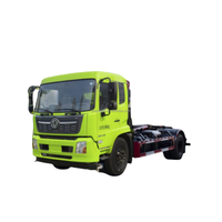Camion à ordures domestiques Dongfeng 4*2 Diesel, transmission manuelle, état neuf, compartiment amovible, norme Euro 3, garantie 1 an