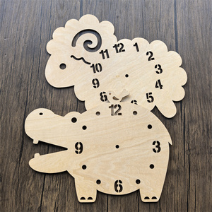 Mộc Mạc Tự Làm Phòng Khách Trang Trí Nội Thất Gỗ Đồng Hồ Treo Tường Với Khắc Cho Treo Tường-Thủ Công Bằng Gỗ Hộp Và Tường Dấu Hiệu - Product Image 1