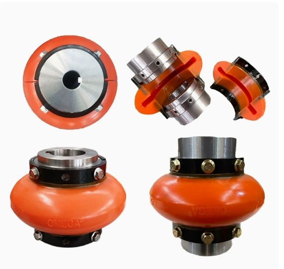 Air Compressor Coupling Elastic Split Type Tire Coupling E-type Elastic ...