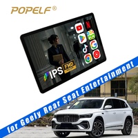 Téléviseur de voiture LCD FHD 14 pouces, 8 cœurs, 4 Go + 64 Go, emplacement SIM, USB, WiFi, BT, boîtier fin en alliage de magnésium, support dédié, installation facile, Hyundai