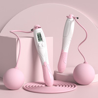 Corde à sauter en PVC pour adultes, filaire et sans fil, double usage, avec comptage électronique intelligent, pour sports de balle de grande taille