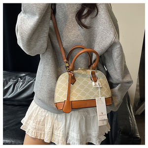 Bolso Simple Retro Shell para mujer 2025 2026 nuevo bolso de hombro con estampado de lujo ligero bolso cruzado de ocio para mujer diario - Product Image 3