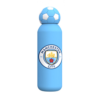 Couvercle de bouteille d'eau de conception de ballon de football personnalisé couvercle en silicone manchon de couvercle en silicone pour 350ml 500ml bouteilles d'eau sous vide thermos