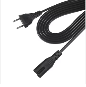 Yuee צעיר ac 2 סיכת סיכת כבל 7 eu תקע iec c7 מחבר 250v כוח כבל החשמל הופך את היורוסטיק - Product Image 4