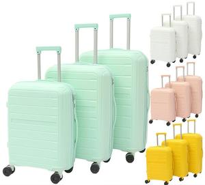 PP荷物セット3個ハードサイド拡張可能スーツケースセットTSAロックダブルスピナーホイール付き在庫あり - Product Image 1