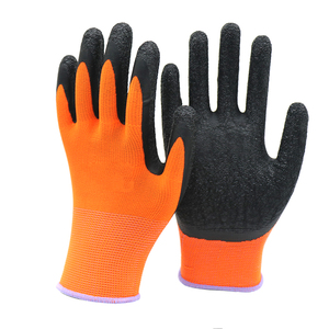 लेटेक्स पाम डूबा सुरक्षात्मक सुरक्षा काम कचरा दस्ताने - Product Image 2