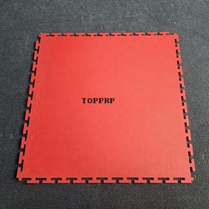 Leather Grain <b>PVC</b> Flooring Heavy Duty Industrial <b>PVC</b> Workshop Floor Tiles - Product Image 1