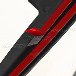 Paire de garnitures de phares avant aspect carbone/noir brillant pour VW GOLF MK6 GTI R 2008 2009 2010 2011-2013 pour GTI GTR GTD - Product Image 5