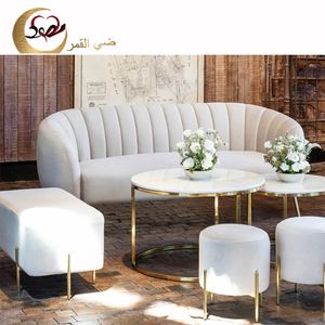 Muebles DE BODA Loveseat Tapicería de tela de terciopelo Sofás reclinables - Product Image 3