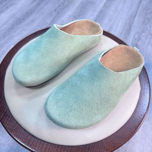 Chaussures Burken en Cuir Véritable 2026 Style Couple – Pantoufles à Semelle Épaisse Rehaussantes Antidérapantes pour Personnes Paresseuses - Product Image 2