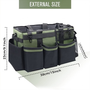 Bolsa de Limpieza Portátil para Herramientas de Limpieza, Bolsa Organizadora para Limpieza del Hogar, Bolsa de Transporte para Herramientas de Limpieza - Product Image 2