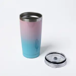 Custom Minimalist 20 Oz Cup With Lid Personalized Stainless Steel Vacuum Flask For Living Room Office