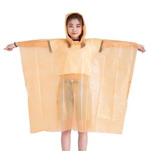 Poncho antipioggia compatto monouso, facile da trasportare, ecologico, per attività all'aperto - Product Image 2