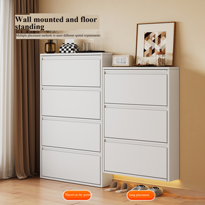 <span class=keywords><strong>Meuble</strong></span> à chaussures basculant multi-niveaux pour entrée, couloir, porche – <span class=keywords><strong>Meuble</strong></span> de rangement <span class=keywords><strong>suspendu</strong></span> pour chaussures - Product Image 2