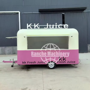 Cuisine mobile, restaurant, camion de nourriture, remorque alimentaire, café carré, pizza, barbecue, remorque de restauration rapide à vendre sur roues - Product Image 1