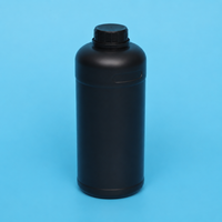 Envase Cilíndrico de HDPE de 1000 ml para Cosméticos, Multicolor, Blanco, Azul, Marrón, Translúcido, para Jabón Líquido, Superficie Esmerilada, Tapa de Rosca, OEM