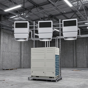 เครื่องปรับอากาศแบบ VRF สำหรับตู้ควบคุมเชิงพาณิชย์ กำลังทำความเย็น 33 กิโลวัตต์ และกำลังทำความร้อน 37.5 กิโลวัตต์ สำหรับระบบปรับอากาศในอาคารอุตสาหกรรม - Product Image 1