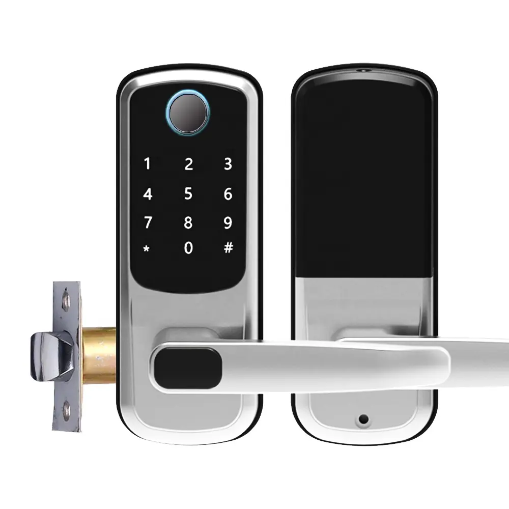 büro digitales passwort ttlock smart locks fingerabdruck holztür usa smart home fingerabdruck smart latch lock