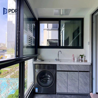 Ventanas Corredizas Modernas de Acero Inoxidable de Calidad Superior para Exteriores, Aleación de Aluminio Europea para Sala de Estar, Insonorizadas