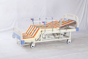 Letti Ospedalieri Manuali Multiuso Certificati ISO in Acciaio per Assistenza Anziani a Prezzo Scontato - Product Image 4