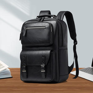 Nuovo <span class=keywords><strong>Zaino</strong></span> da <span class=keywords><strong>Uomo</strong></span> in Vera <span class=keywords><strong>Pelle</strong></span> Leggero e alla Moda per l'Inverno 2025, Grande Capacità, Ideale per il Business - Product Image 1