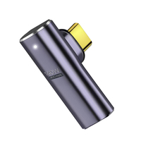 Adaptador magnético USB C PD 140W Carga USB4 40Gbps Transferencia de datos 8K 60Hz Video para dispositivos Thunderbo 3/4 Tipo C
