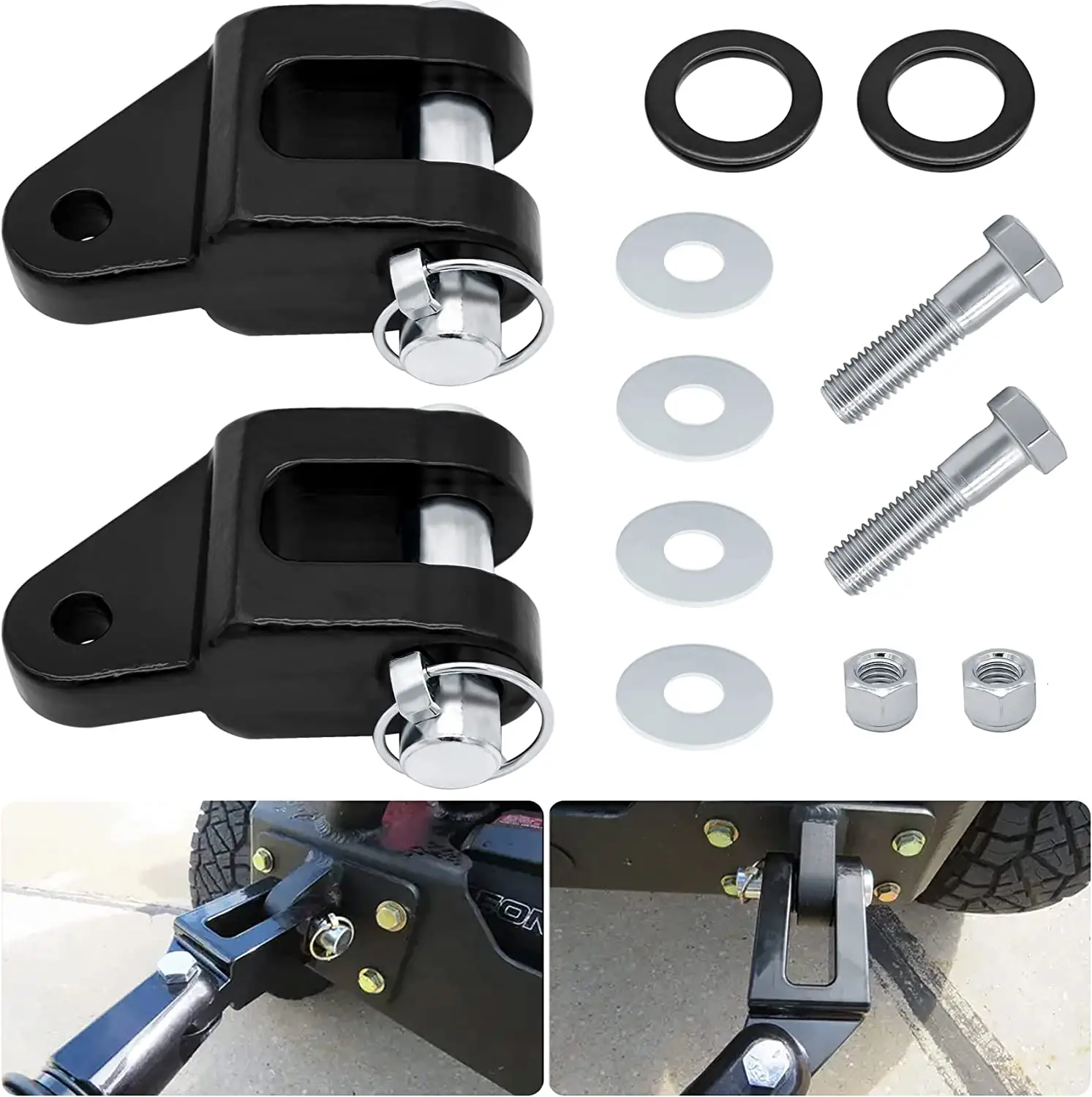 BX88357 BX88296 Off Road Bumper Adapter Kit For Blue Ox Tow Bars - Avail BX7420, Ascent BX4370, Alpha BX7365 BX7380