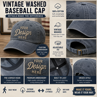 Casquette de baseball unisexe en coton délavé style rétro, idéale pour les entreprises B2B, faible MOQ, échantillonnage rapide, fabriquée par Hielite Factory