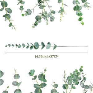 Real Touch Artificial <b>Eucalyptus</b> Leaves High Quality 3 <b>Branches</b> Plant for Home Decor Handmade Mother's Day & Christmas - Product Image 2