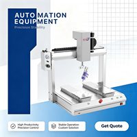 Robots distributeurs de colle automatiques à 3 ou 4 axes, haute vitesse, programmables, pour application sur bureau