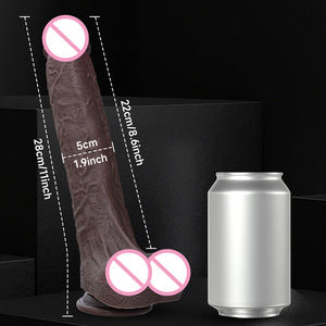 Venta caliente consolador realista para mujeres moderno último consolador grande eléctrico hecho a medida sexo femenino consolador grande silicona Real pene suave - Product Image 3