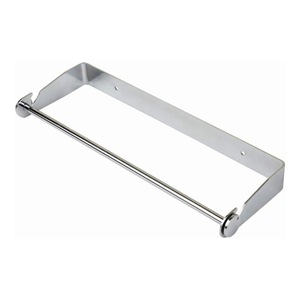 Stainless Steel Wall Mounted Tissue Holder Rectangular Self Adhesive No Drilling Required <b>Kitchen</b> Bathroom <b>Paper</b> Storage Rack - Product Image 1