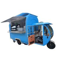 Tricycle électrique mobile à 3 roues avec panneau solaire, camion de nourriture, chariot de nourriture