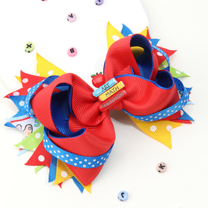 5Inch ayered ibibbon OWS ACK o chool Air OWS Lips labios Fo irirls IDS tutuedores - Product Image 1
