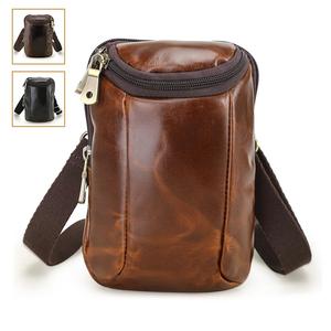 Livraison Gratuite Nouvelle arrivée noir hommes sac de taille <span class=keywords><strong>en</strong></span> cuir véritable petit sac <span class=keywords><strong>banane</strong></span> sac à <span class=keywords><strong>bandoulière</strong></span> - Product Image 1