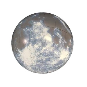 Inflatable Moon Model 400Cm PVC Outdoor Decoration With Light For Yard Party Decor - Product Image 5