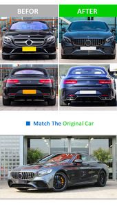 Kit de carrocería de parte de coche, conjunto de mejora de cuerpo completo, S65, S63, estiramiento facial, Facelift, para <span class=keywords><strong>Mercedes</strong></span> W217, C217, clase S, <span class=keywords><strong>Coupe</strong></span>, S500, <span class=keywords><strong>S450</strong></span>, S400, parachoques - Product Image 4