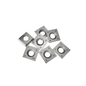 Herramienta de torno de carburo de tungsteno pulido 15x15x2,5, inserto de forma cuadrada, soporte OEM personalizable para torneado de madera - Product Image 1