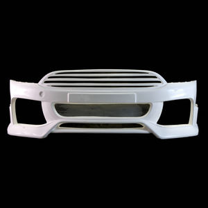 Para F56 Mini Cooper S DAG estilo Ver 2,1 accesorios del coche de fibra de vidrio parachoques delantero con luz de niebla cubre LED - Product Image 6