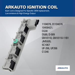 Bobina di Accensione ARKAUTO 1104076 01104076 UF-266 UF266 D589 GN10110 5C1067 per CADILLAC DeVille Eldorado Seville 4.0 4.6 V8 - Product Image 4