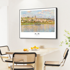 Monet lienzo pared arte impresionista paisaje pintura al óleo lienzo impreso obra de arte decoración de la sala de estar - Product Image 4